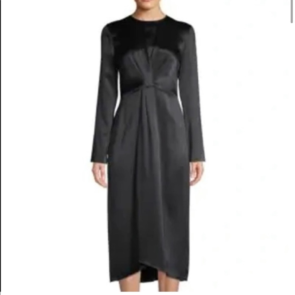 Vince Black Long Sleeve Dress